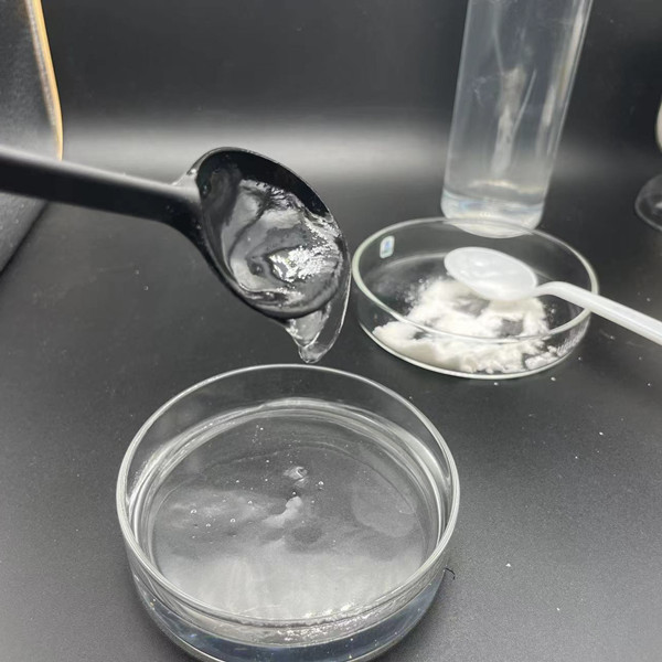 Solubility of polyanionic cellulose