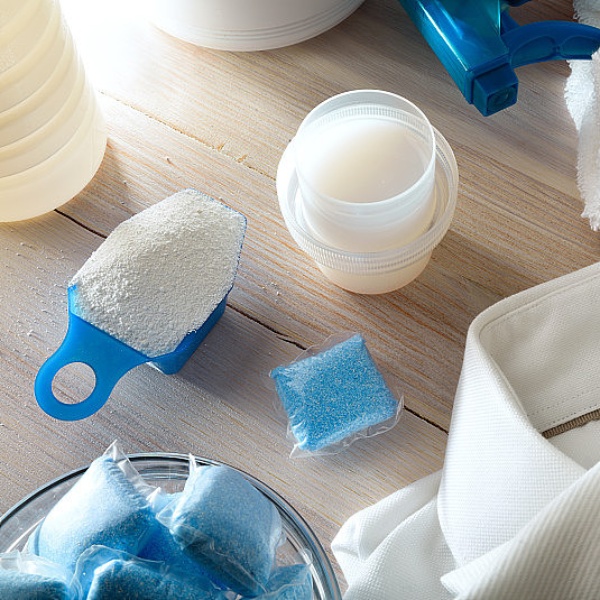 What is the role of adding sodium carboxymethyl cellulose to washing powder and soap powder?
